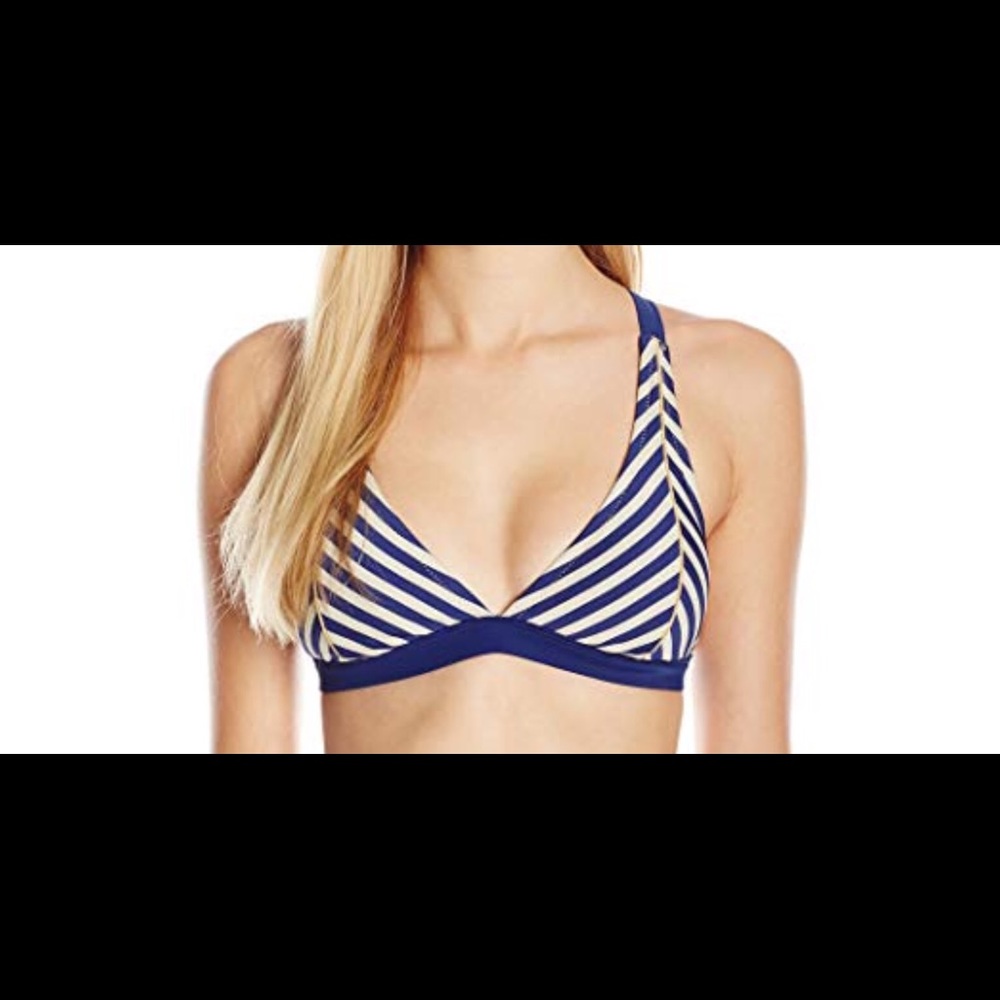 Jessica Simpson Sweet Sailor Triangle Bikini Top